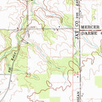 United States Geological Survey Cosmos, OH-IN (1960, 24000-Scale) digital map