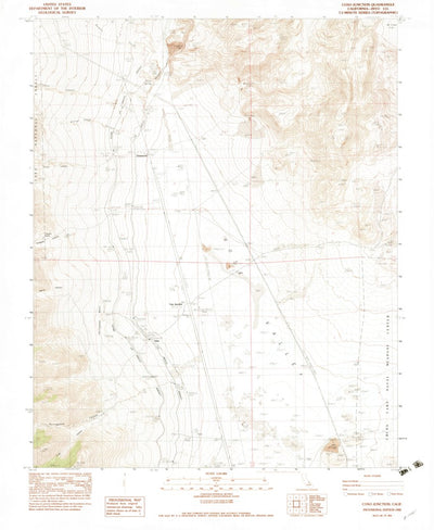 United States Geological Survey Coso Junction, CA (1982, 24000-Scale) digital map