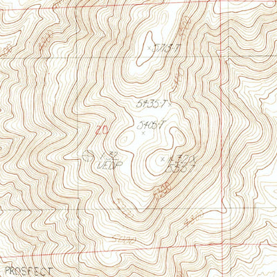 United States Geological Survey Coso Junction, CA (1982, 24000-Scale) digital map
