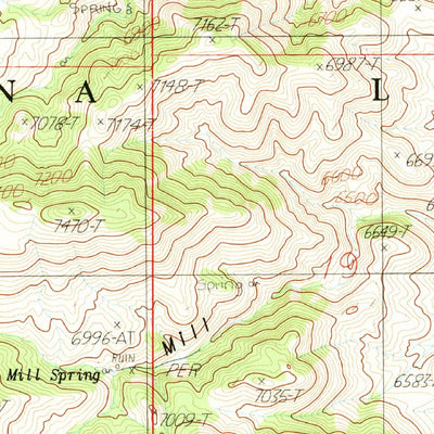 United States Geological Survey Coso Peak, CA (1982, 24000-Scale) digital map