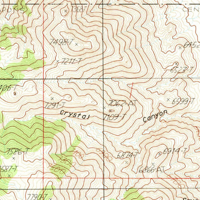 United States Geological Survey Coso Peak, CA (1982, 24000-Scale) digital map