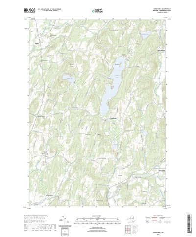 United States Geological Survey Cossayuna, NY (2023, 24000-Scale) digital map