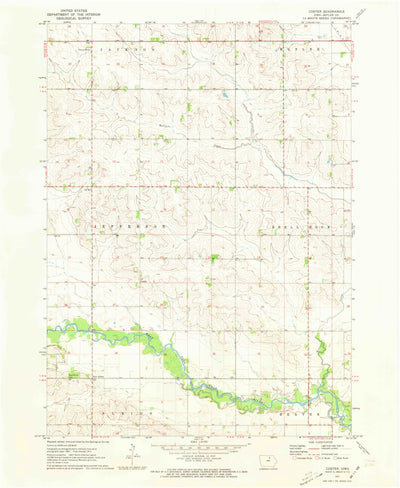United States Geological Survey Coster, IA (1971, 24000-Scale) digital map