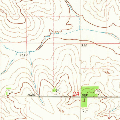United States Geological Survey Coster, IA (1971, 24000-Scale) digital map