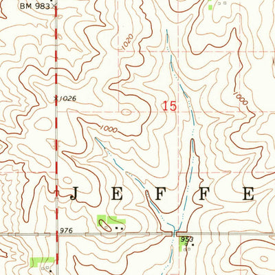 United States Geological Survey Coster, IA (1971, 24000-Scale) digital map