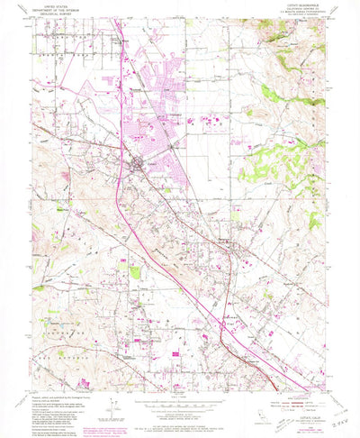 United States Geological Survey Cotati, CA (1954, 24000-Scale) digital map