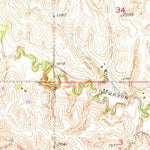 United States Geological Survey Cotesfield, NE (1953, 24000-Scale) digital map