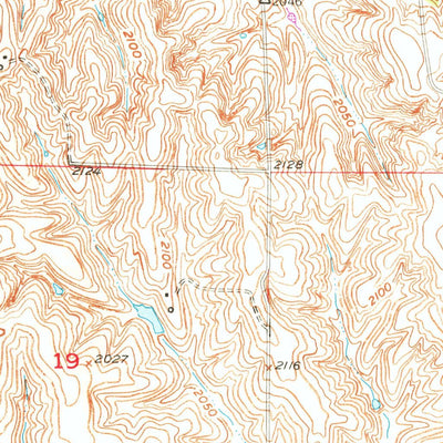 United States Geological Survey Cotesfield, NE (1953, 24000-Scale) digital map