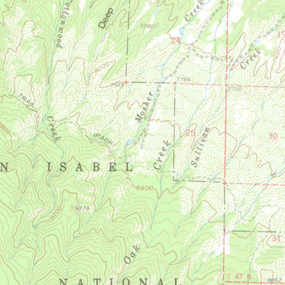 United States Geological Survey Cotopaxi, CO (1959, 62500-Scale) digital map