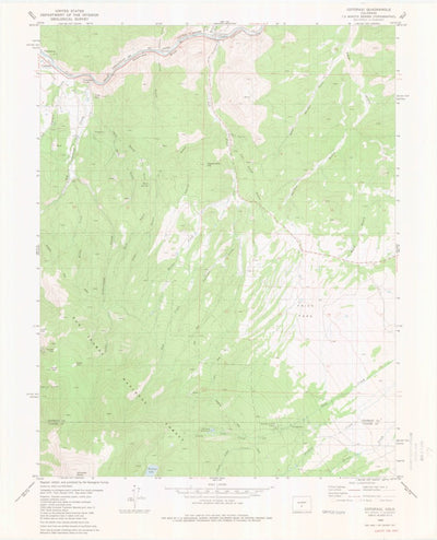 United States Geological Survey Cotopaxi, CO (1980, 24000-Scale) digital map