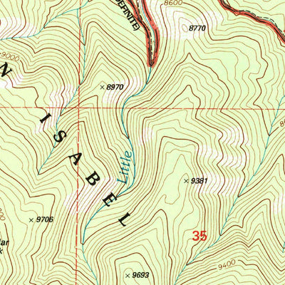 United States Geological Survey Cotopaxi, CO (1994, 24000-Scale) digital map