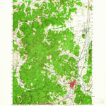 United States Geological Survey Cottage Grove, OR (1957, 62500-Scale) digital map