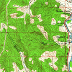 United States Geological Survey Cottage Grove, OR (1957, 62500-Scale) digital map