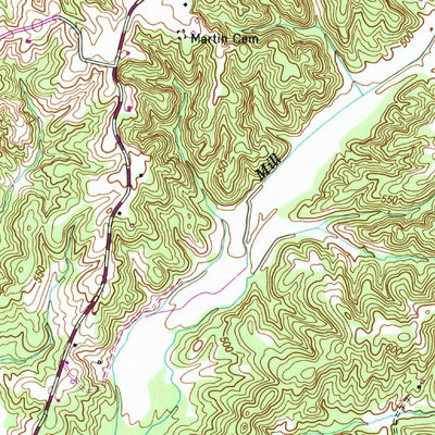 United States Geological Survey Cottage Grove, TN (1950, 24000-Scale) digital map