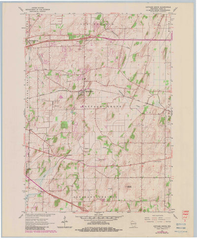 United States Geological Survey Cottage Grove, WI (1962, 24000-Scale) digital map