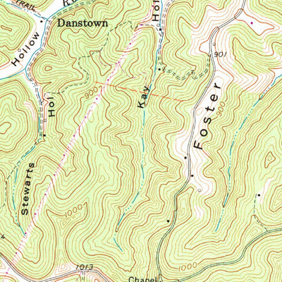 United States Geological Survey Cottageville, WV (1960, 24000-Scale) digital map