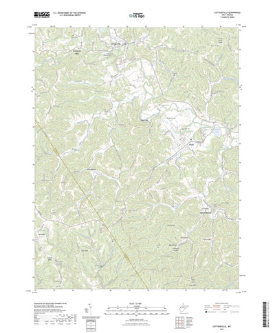 United States Geological Survey Cottageville, WV (2023, 24000-Scale) digital map