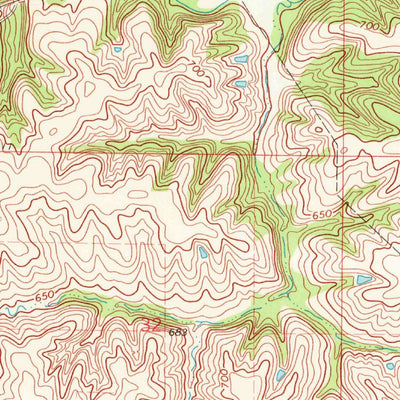 United States Geological Survey Cotter, IA (1970, 24000-Scale) digital map