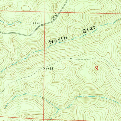 United States Geological Survey Cotter SW, AR (1972, 24000-Scale) digital map