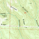 United States Geological Survey Cotter SW, AR (1972, 24000-Scale) digital map