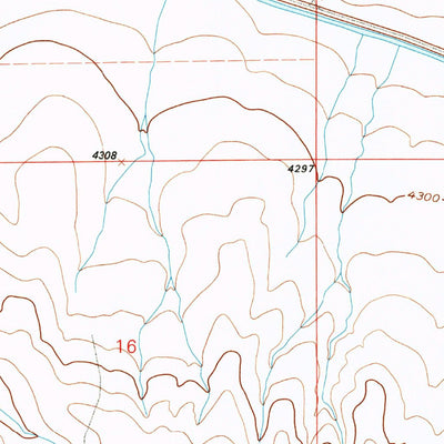 United States Geological Survey Cottier, WY (1990, 24000-Scale) digital map