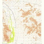 United States Geological Survey Cotton Center, AZ (1951, 62500-Scale) digital map