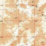 United States Geological Survey Cotton Center, AZ (1951, 62500-Scale) digital map