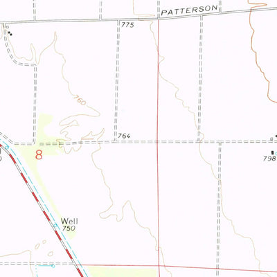 United States Geological Survey Cotton Center NW, AZ (1973, 24000-Scale) digital map
