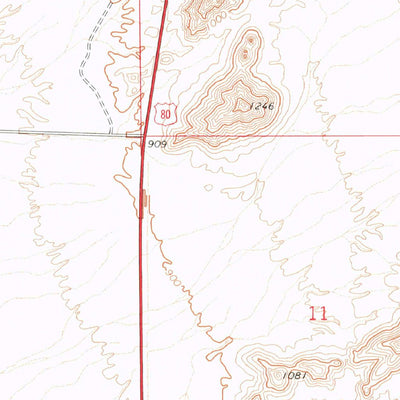 United States Geological Survey Cotton Center NW, AZ (1973, 24000-Scale) digital map