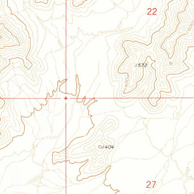 United States Geological Survey Cotton Center SE, AZ (1973, 24000-Scale) digital map