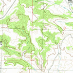 United States Geological Survey Cotton Creek, MT (1980, 24000-Scale) digital map