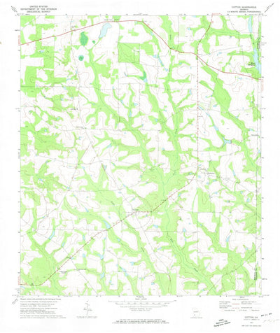 United States Geological Survey Cotton, GA (1971, 24000-Scale) digital map