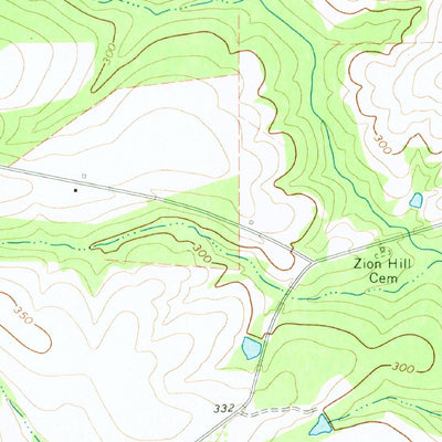 United States Geological Survey Cotton, GA (1971, 24000-Scale) digital map