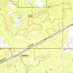 United States Geological Survey Cotton Plant, FL (1954, 24000-Scale) digital map