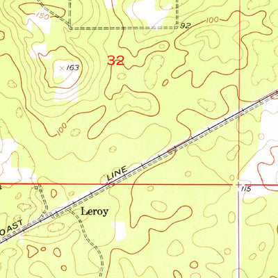 United States Geological Survey Cotton Plant, FL (1954, 24000-Scale) digital map