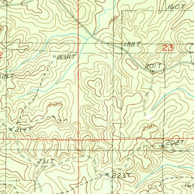 United States Geological Survey Cotton Plant, LA (1989, 24000-Scale) digital map