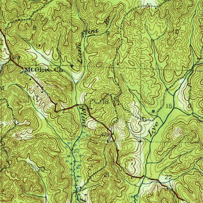 United States Geological Survey Cottondale, AL (1934, 62500-Scale) digital map