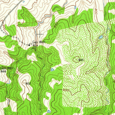United States Geological Survey Cottondale, TX (1960, 24000-Scale) digital map