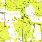 United States Geological Survey Cottondale West, FL (1952, 24000-Scale) digital map