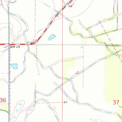 United States Geological Survey Cottonport, LA (1966, 24000-Scale) digital map
