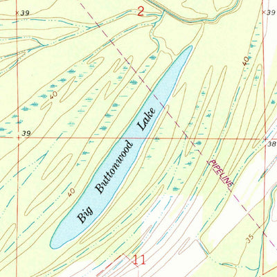 United States Geological Survey Cottonport, LA (1966, 24000-Scale) digital map