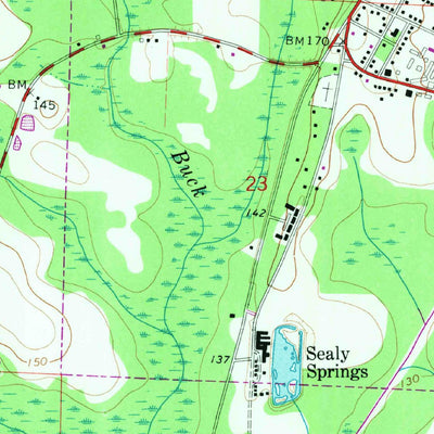 United States Geological Survey Cottonwood, AL-FL (1969, 24000-Scale) digital map