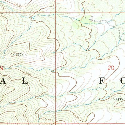 United States Geological Survey Cottonwood, AZ (1973, 24000-Scale) digital map