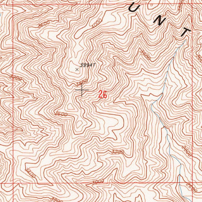 United States Geological Survey Cottonwood Basin, CA (1988, 24000-Scale) digital map