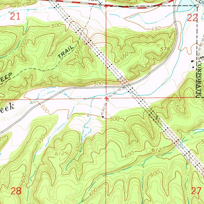 United States Geological Survey Cottonwood, CA (1965, 24000-Scale) digital map