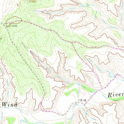 United States Geological Survey Cottonwood Camp, TX (1967, 24000-Scale) digital map