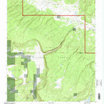 United States Geological Survey Cottonwood Canyon, NM (1995, 24000-Scale) digital map
