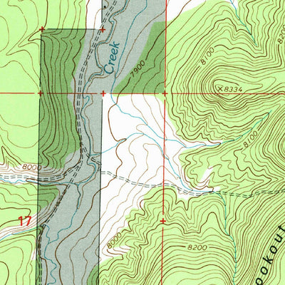United States Geological Survey Cottonwood Canyon, NM (1995, 24000-Scale) digital map
