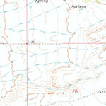 United States Geological Survey Cottonwood Canyon, WY (1966, 24000-Scale) digital map