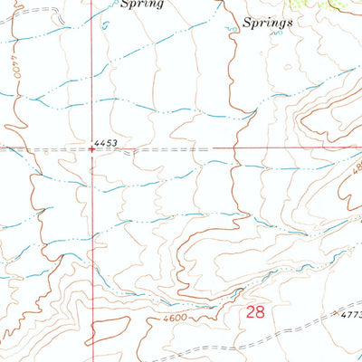 United States Geological Survey Cottonwood Canyon, WY (1966, 24000-Scale) digital map